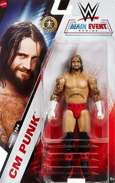 WWE MAIN EVENT SERIES ACTION FIGURE CM PUNK 15 CM